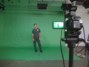 USSoccer Development Academy's Greg Vanney, taping analysis show at HI-POD Studios.